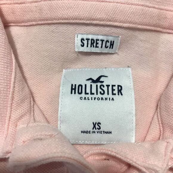 Hollister pink Polo stretch size XS. A268 - Picture 4 of 5